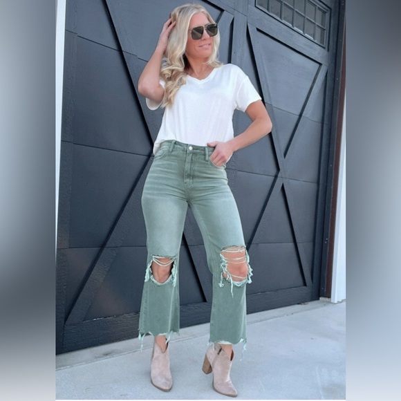 Vervet- army green denim - Picture 4 of 7